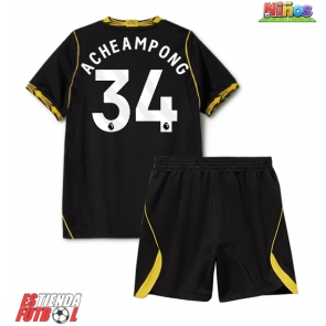 Chelsea Josh Acheampong #34 Segunda Equipación Niños 2026-27 Manga Corta (+ Pantalones cortos)